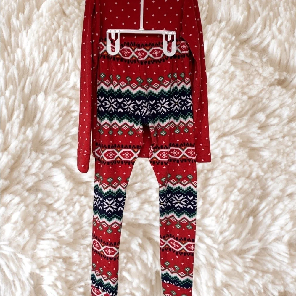 Cat & Jack Kids Pajama Set - Red, Green, and Black